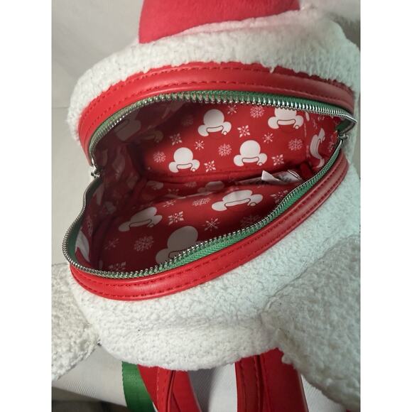 Disney Parks Mickey Mouse Snowman Christmas Loungefly Backpack main image 8